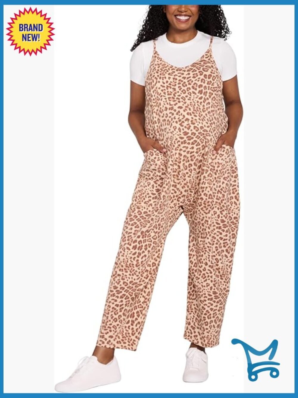 Nursing Romper Jumpsuit with Pockets for Mom